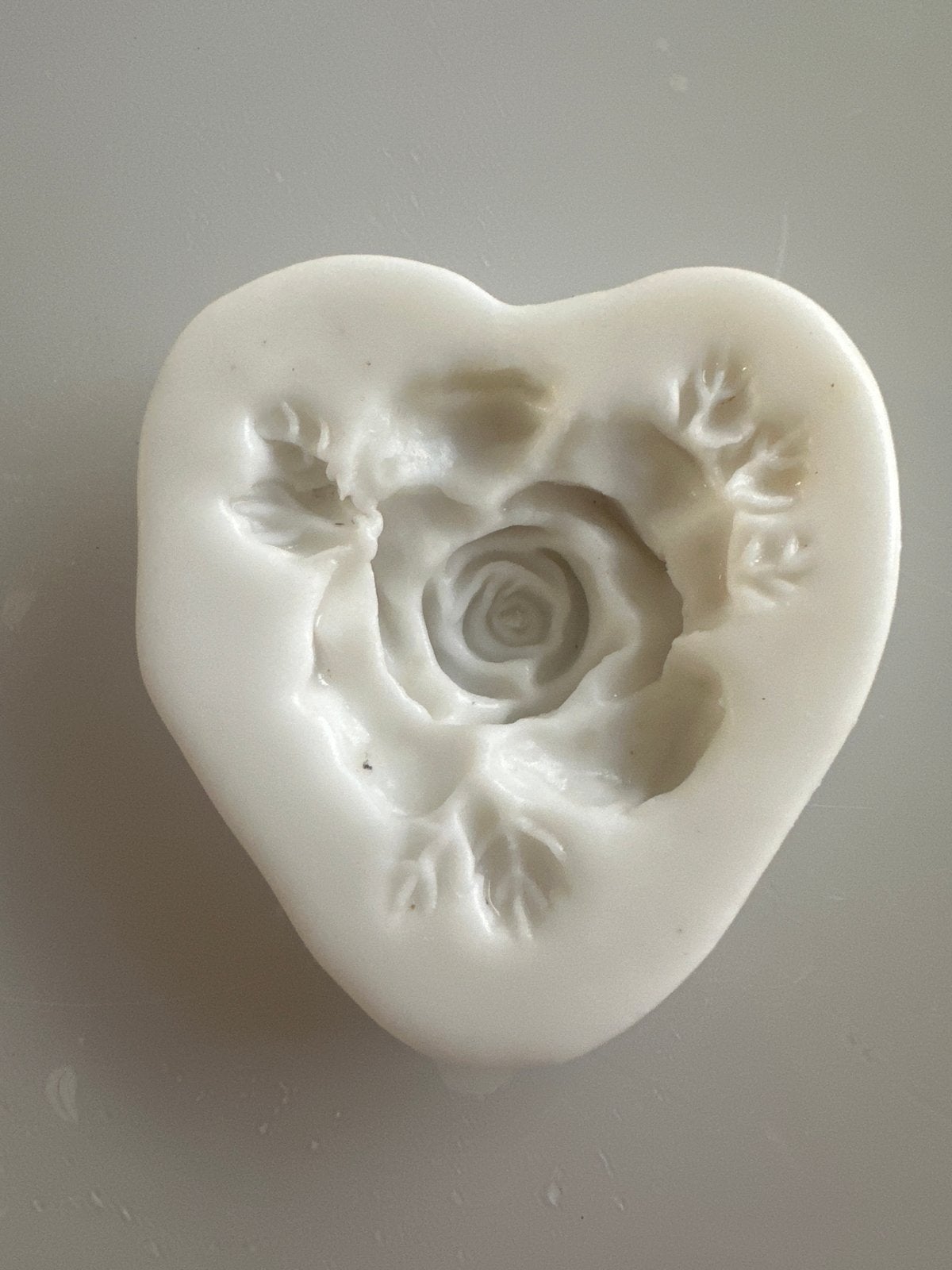 Siliconen mal hart met roos - fondant kaarsen, Hobby en Vrije tijd, Taarten en Cupcakes maken, Ophalen of Verzenden, Nieuw