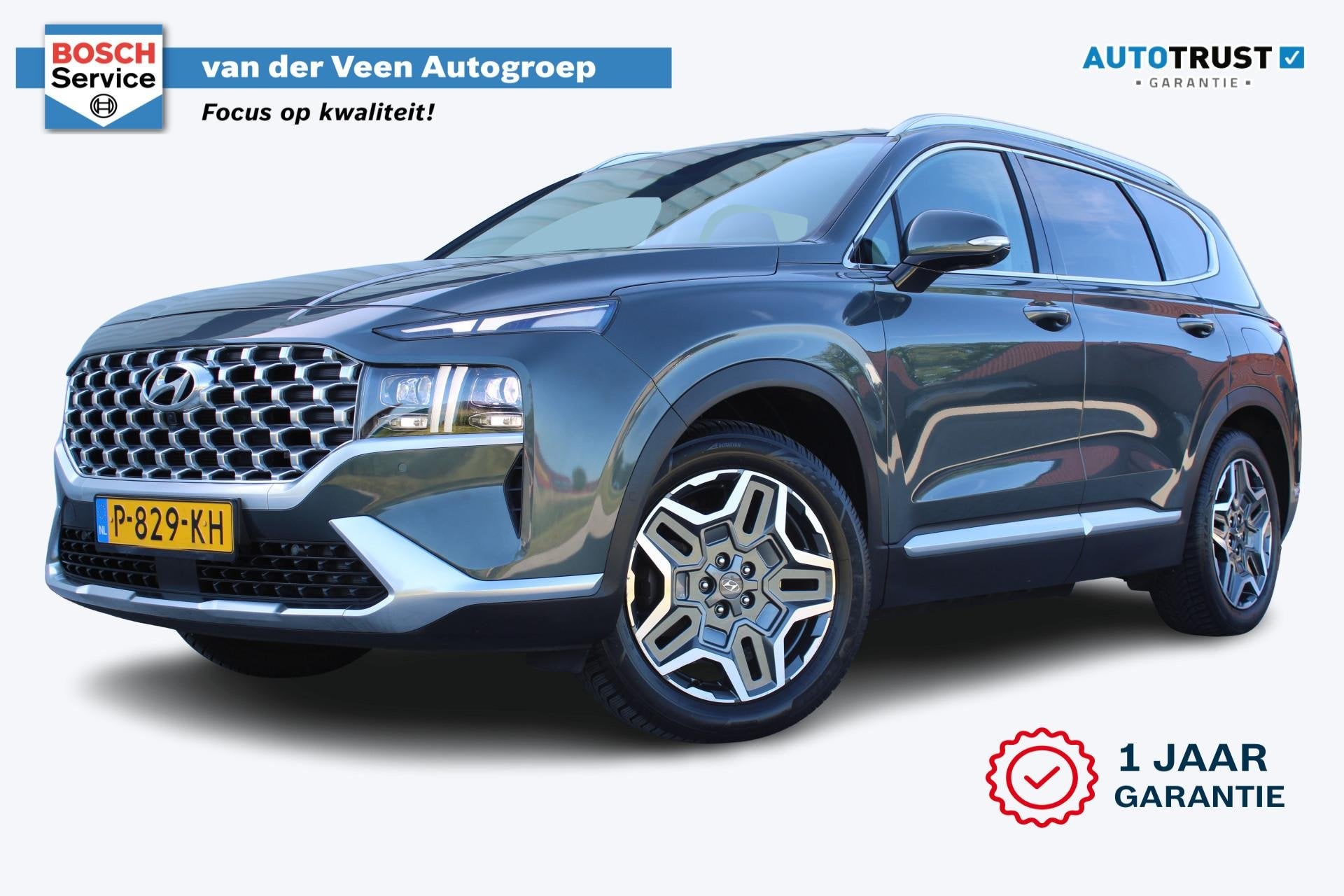 Hyundai Santa Fe 1.6 T-GDI PHEV Premium 4WD | Incl. 12 maand, Automaat, Santa Fe, Gebruikt, Euro 6