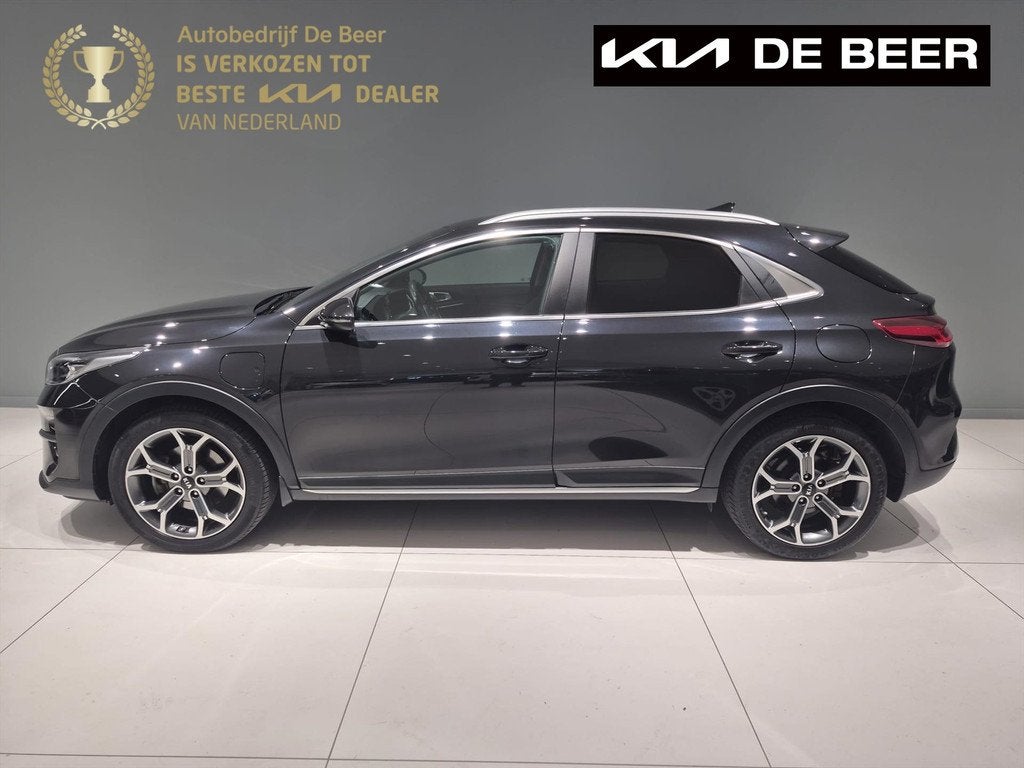 KIA Xceed 1.6 GDi PHEV 142pk DCT6 DynamicPlusLine, Auto's, Kia, Automaat, Leder en Stof, Zwart, Plug-in hybride