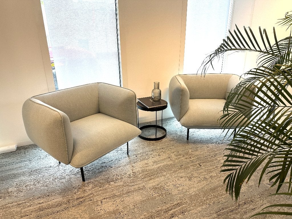Bolia Cloud fauteuil blauwgrijs - 2 stuks, per stuk, -, -, Ophalen of Verzenden, Zo goed als nieuw