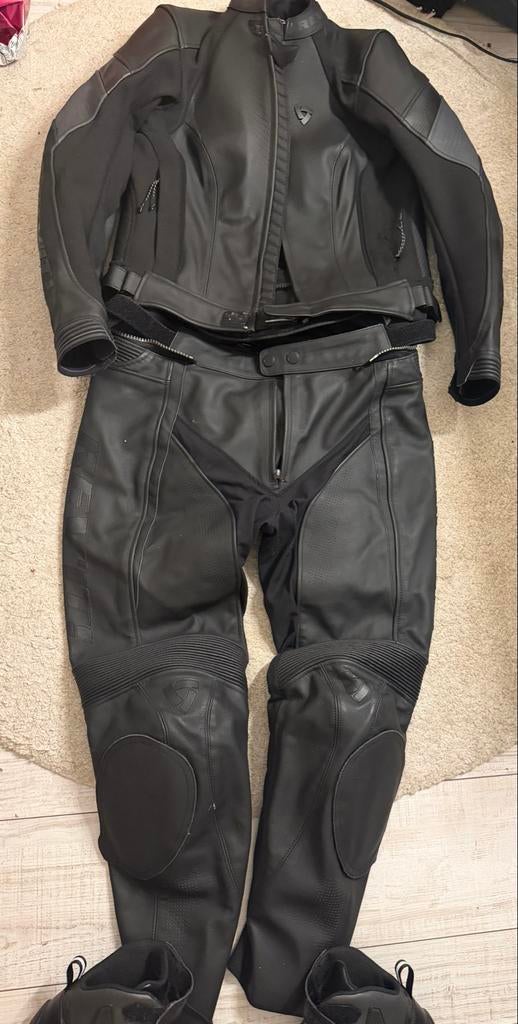 Revit Xena 4 leren combipak (jas 40, broek 42) + schoenen 39, Ophalen of Verzenden, Tweedehands, Dames, Jas | leer
