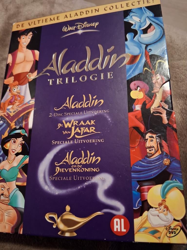 Aladdin Trilogie DVD Boxset - De Ultieme Collectie!, Avontuur, Alle leeftijden, Ophalen of Verzenden, Zo goed als nieuw