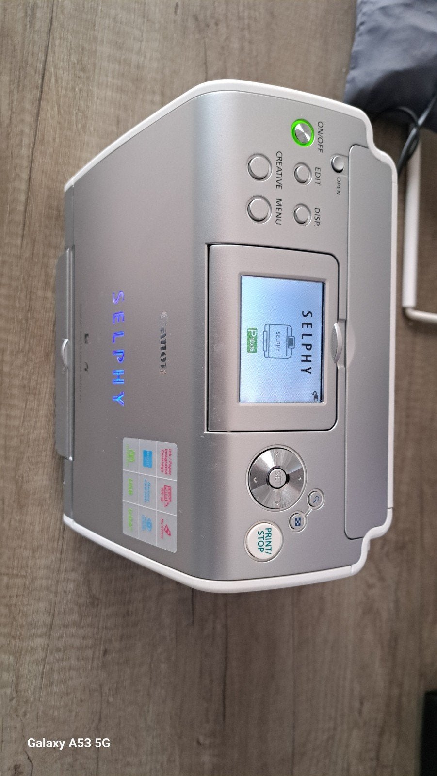 Canon Selphy ES1 foto printer +6 catridgs, Computers en Software, Printers, Ophalen of Verzenden
