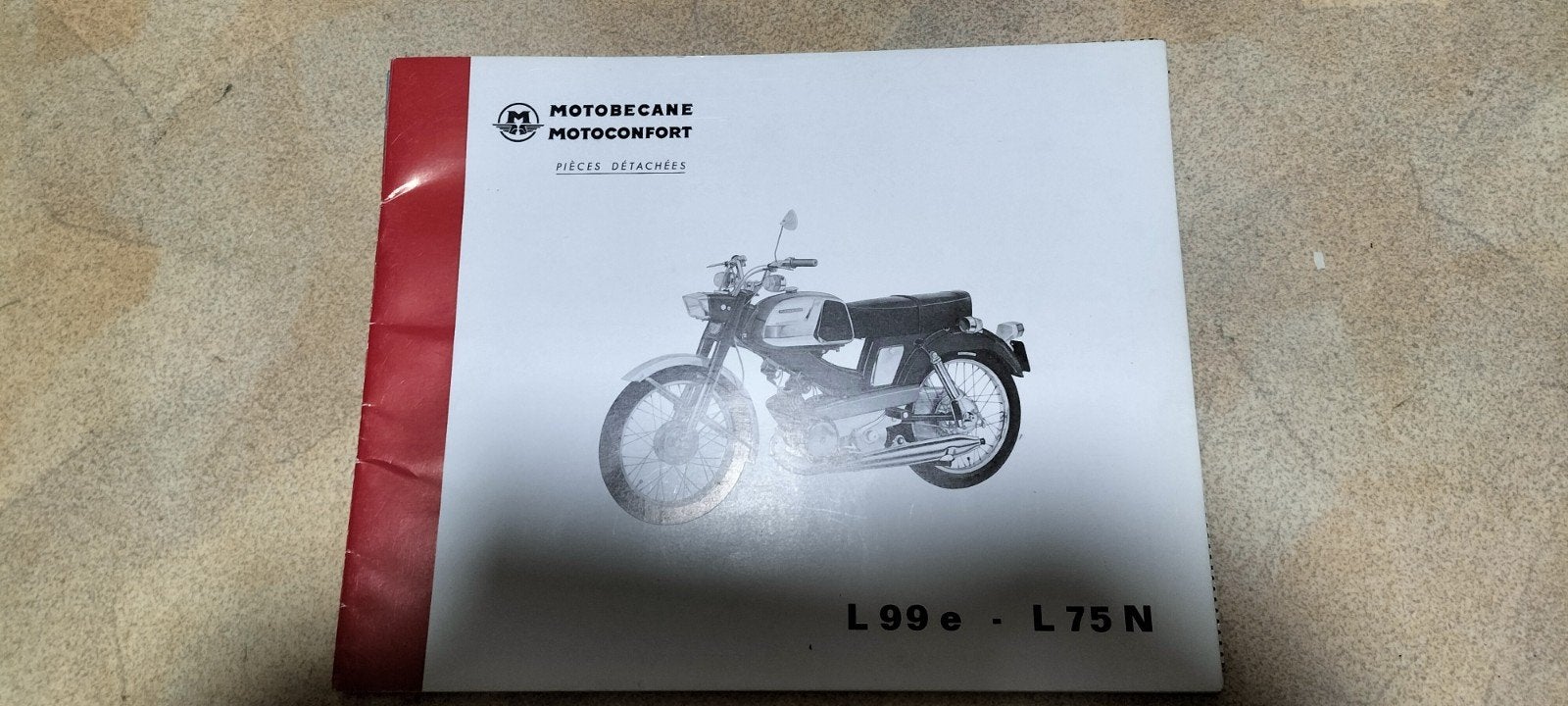 Motobecane L99e - L75n Werkplaatshandboek Frans, Ophalen of Verzenden, Overige merken