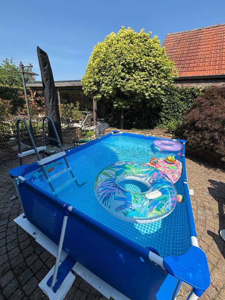 Intex frame pool zwembad, Ophalen, Gebruikt, Opzetzwembad, 200 tot 400 cm