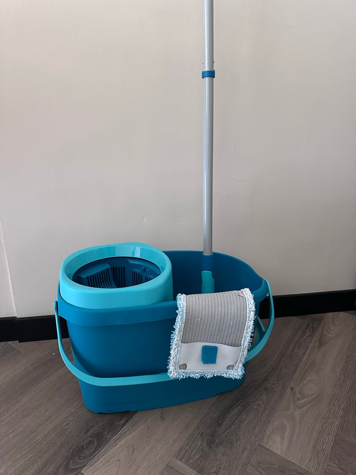 Leifheit dweilsysteem met emmer en mop, Ophalen, Dweilemmer, -bak, of -wagen