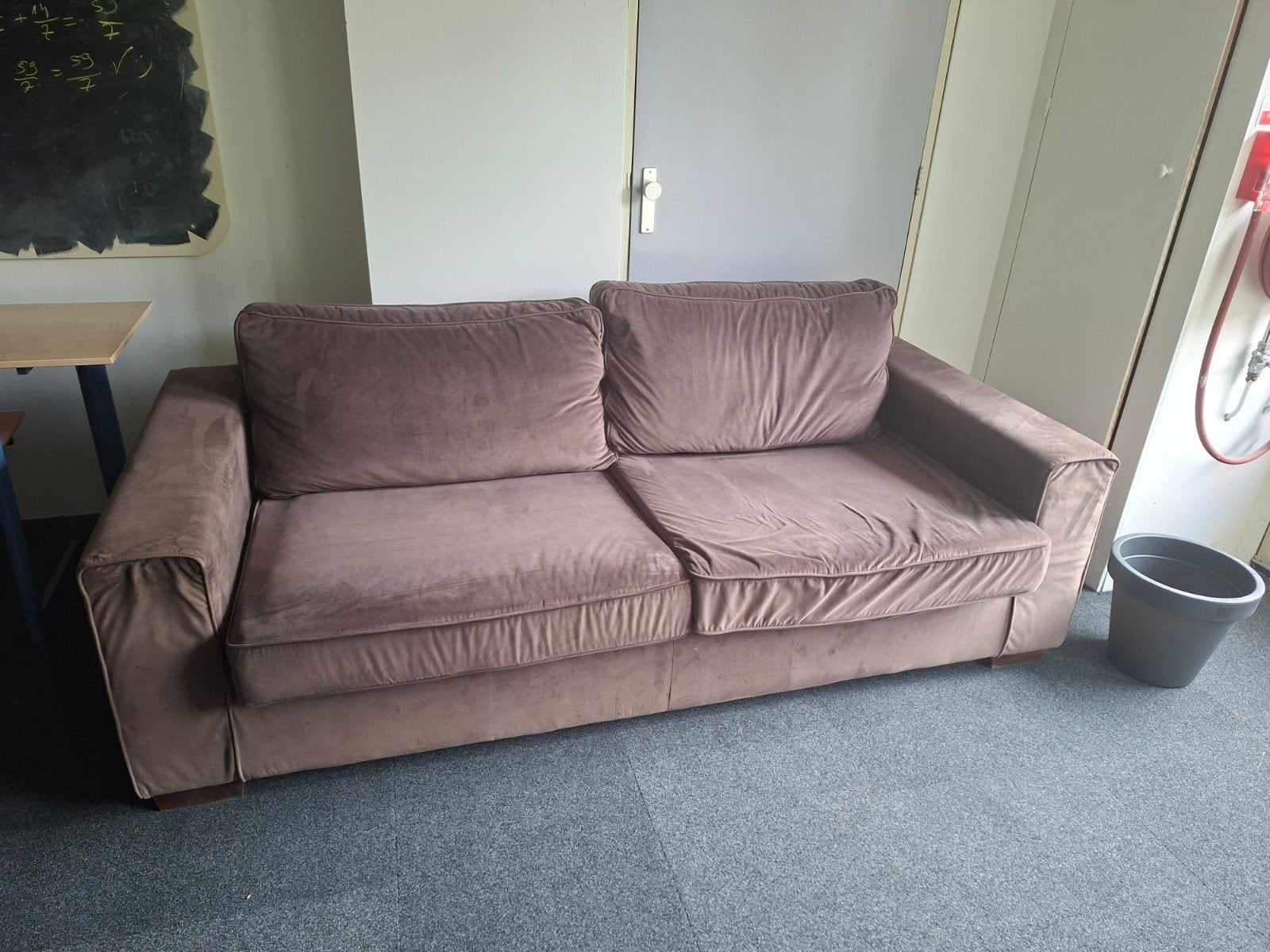 Nette bank gratis op te halen, Ophalen, Gebruikt, Tweepersoons, 75 tot 100 cm