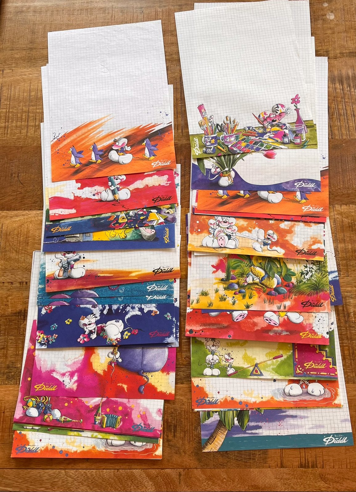 A4 Diddl witte blaadjes 49x, Verzamelen, Ophalen of Verzenden, Zo goed als nieuw, Papier, Kaart of Schrift