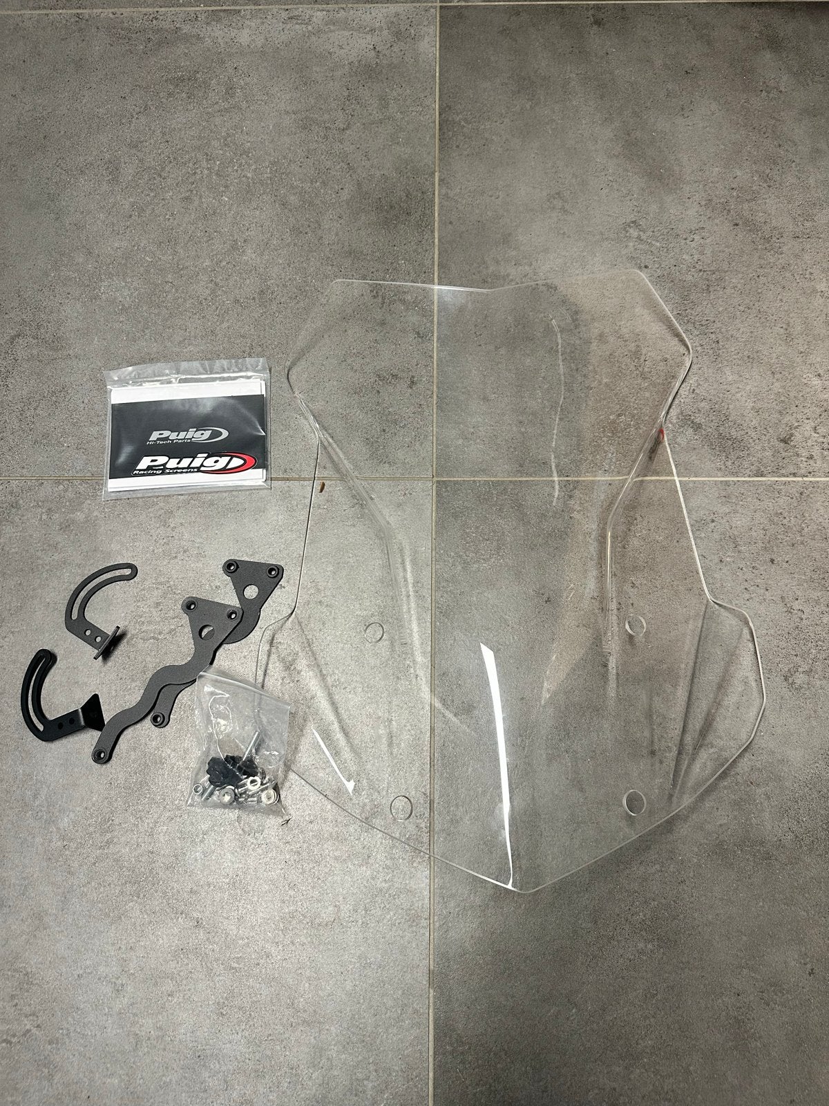 Puig windscherm BMW R1200 GS(A) + ruitverstevigers, Ophalen, Gebruikt