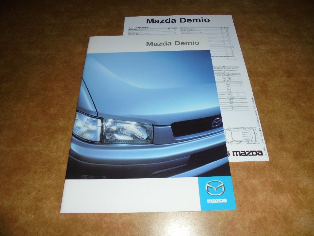 brochure Mazda Demio  1999, Ophalen of Verzenden, Nieuw, Overige merken