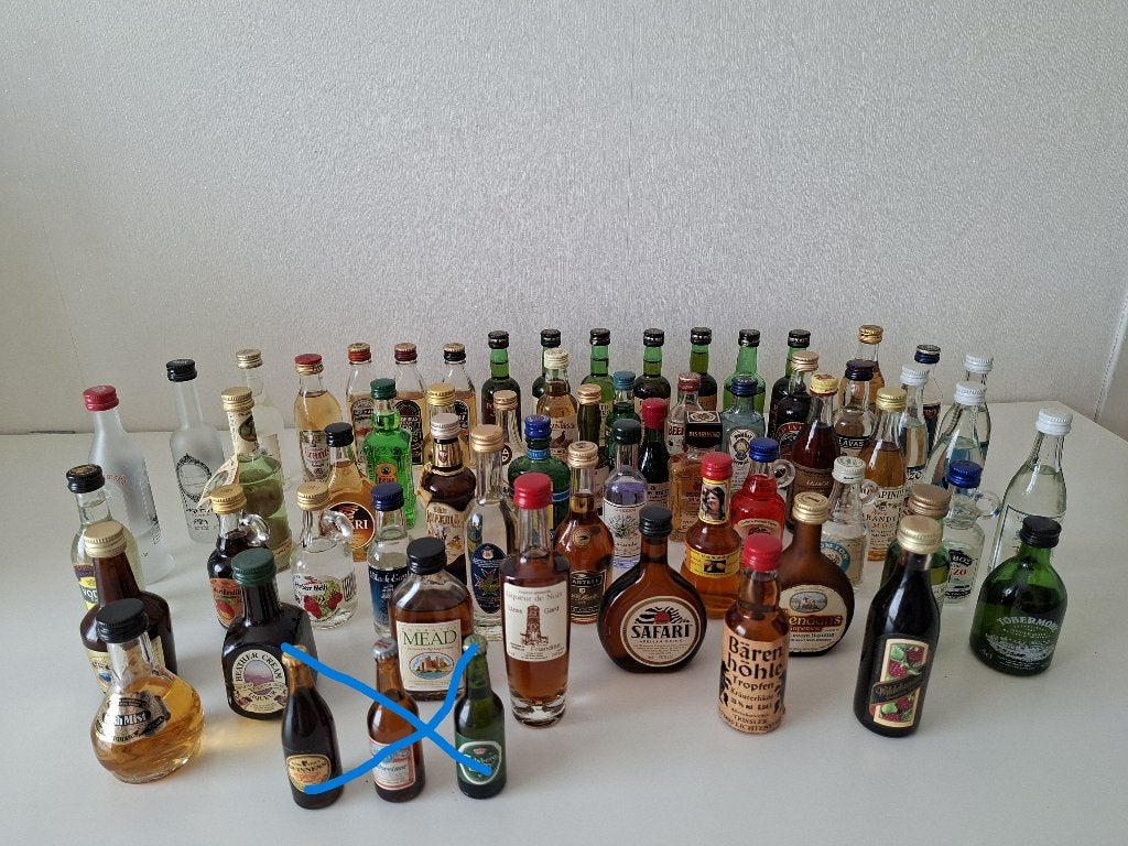 miniatuur drankflesjes, Verzamelen, Complete verzamelingen en Collecties, Ophalen