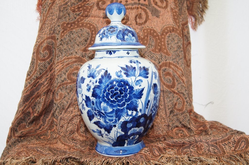 Deksel vaas / Vaasjes ( Porseleine Fles, Antiek en Kunst, Ophalen of Verzenden