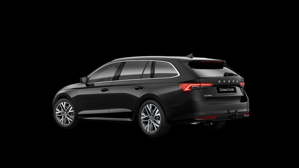 Skoda Octavia Combi 1.5 TSI 150pk MHEV Business Edition Plus, Auto's, Skoda, Stof, 1498 cc, 4 cilinders, Zwart