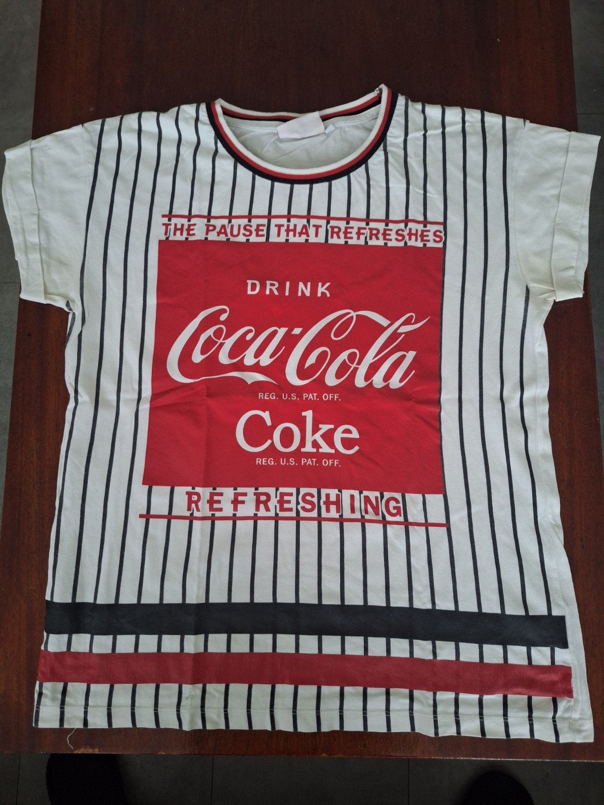 Coca Cola dames shirt, Ophalen of Verzenden, Zo goed als nieuw, Korte mouw