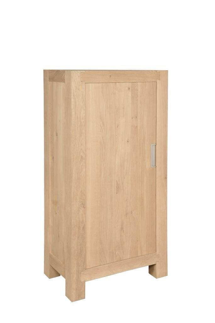 Massief eiken kast 79x48x156 cm onbehandeld nieuw, Huis en Inrichting, Ophalen, Eikenhout, Nieuw, 50 tot 100 cm