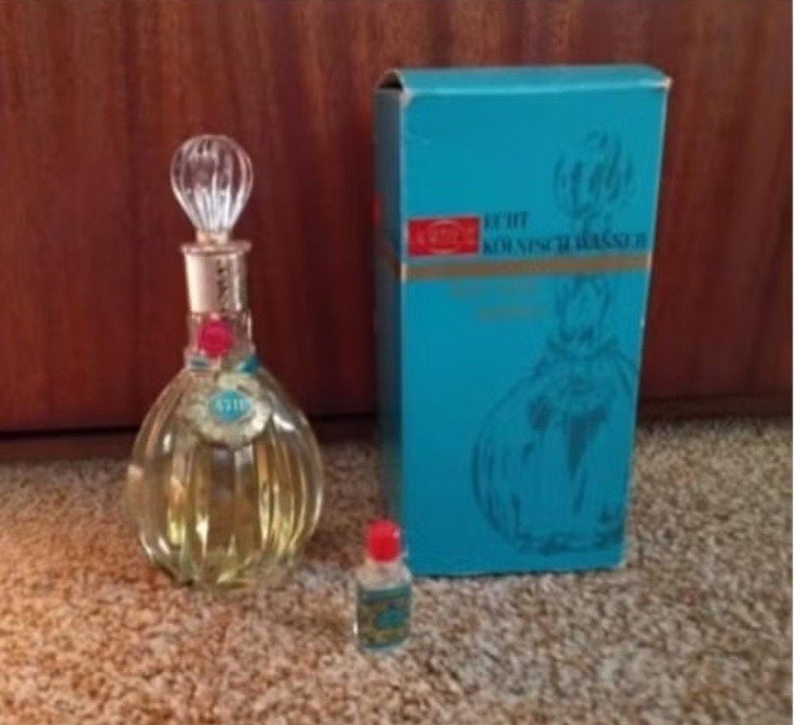 Vintage 4711 Kölnisch Wasser in originele doos, ongeopend!, Verzamelen, Ophalen, Nieuw, Parfumfles, Gevuld