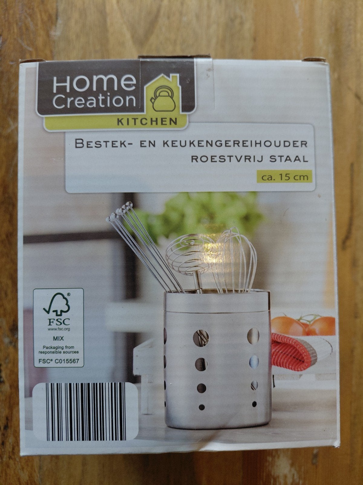 Bestek- en keukengereihouder RVS - Nieuw in doos, Ophalen, Overige typen, Metaal, Nieuw