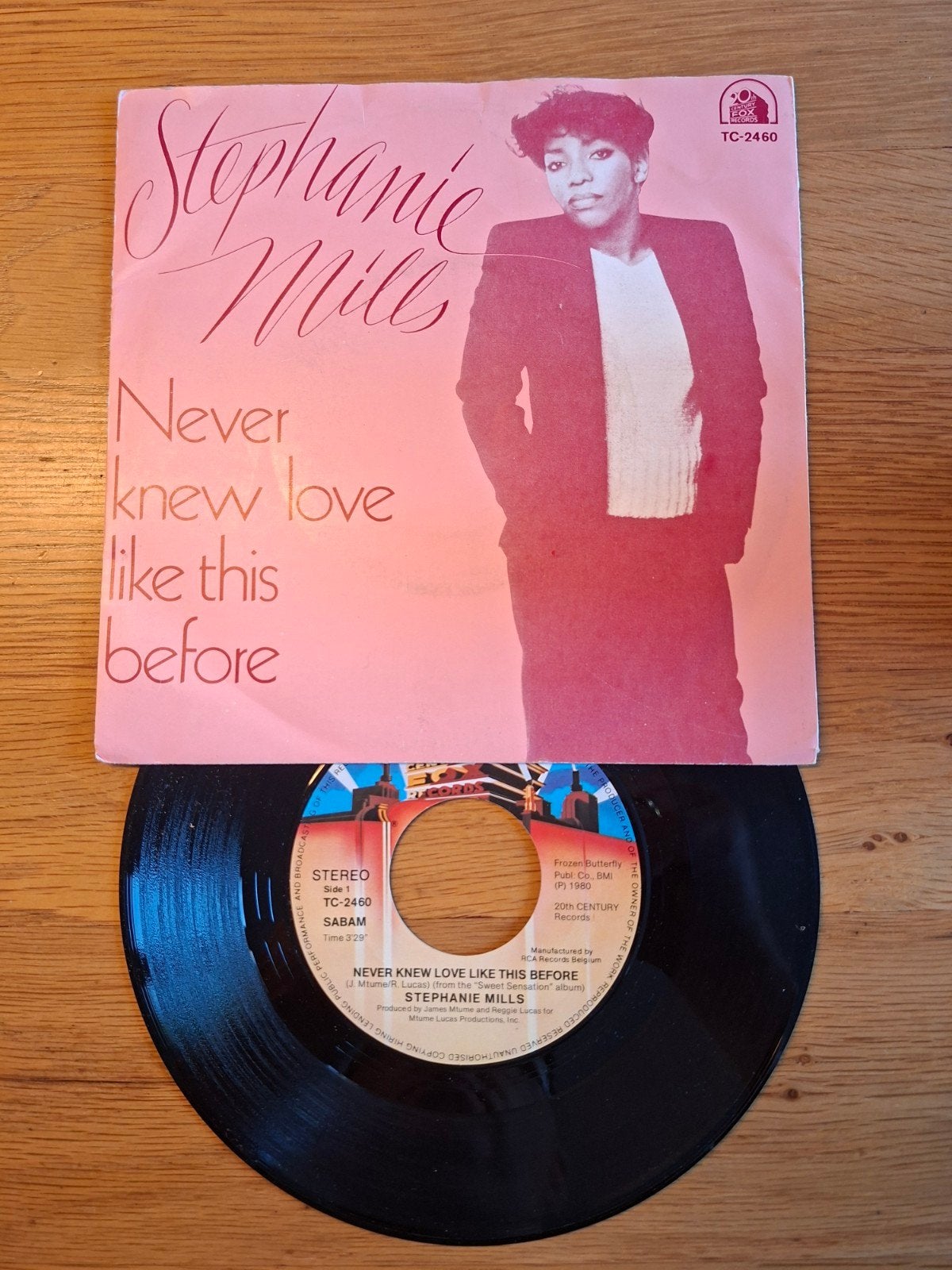 Stephanie Mills - Never Knew Love Like This Before (7 inch), Cd's en Dvd's, Gebruikt, 7 inch, Ophalen of Verzenden, EP