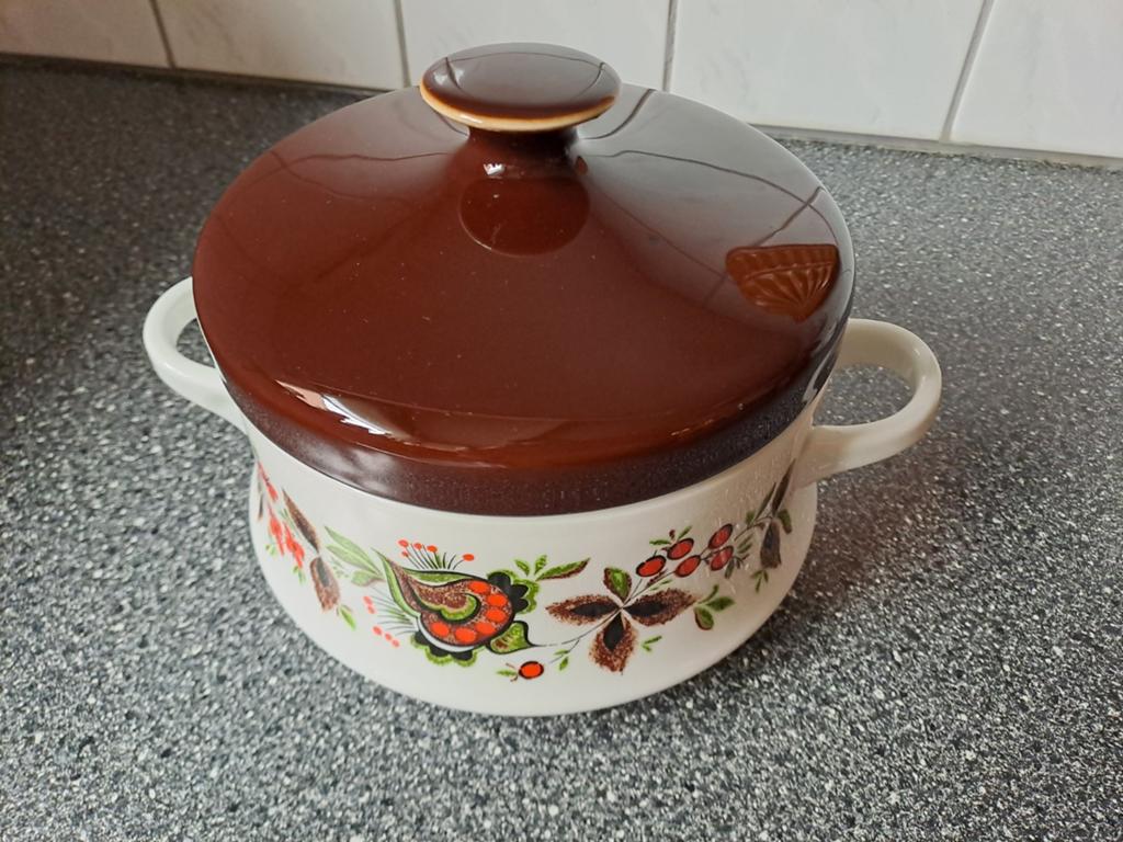 Vintage dekschaal Bavaria Schumann Duitslands jaren 70, Antiek en Kunst, Antiek | Schalen, Ophalen of Verzenden