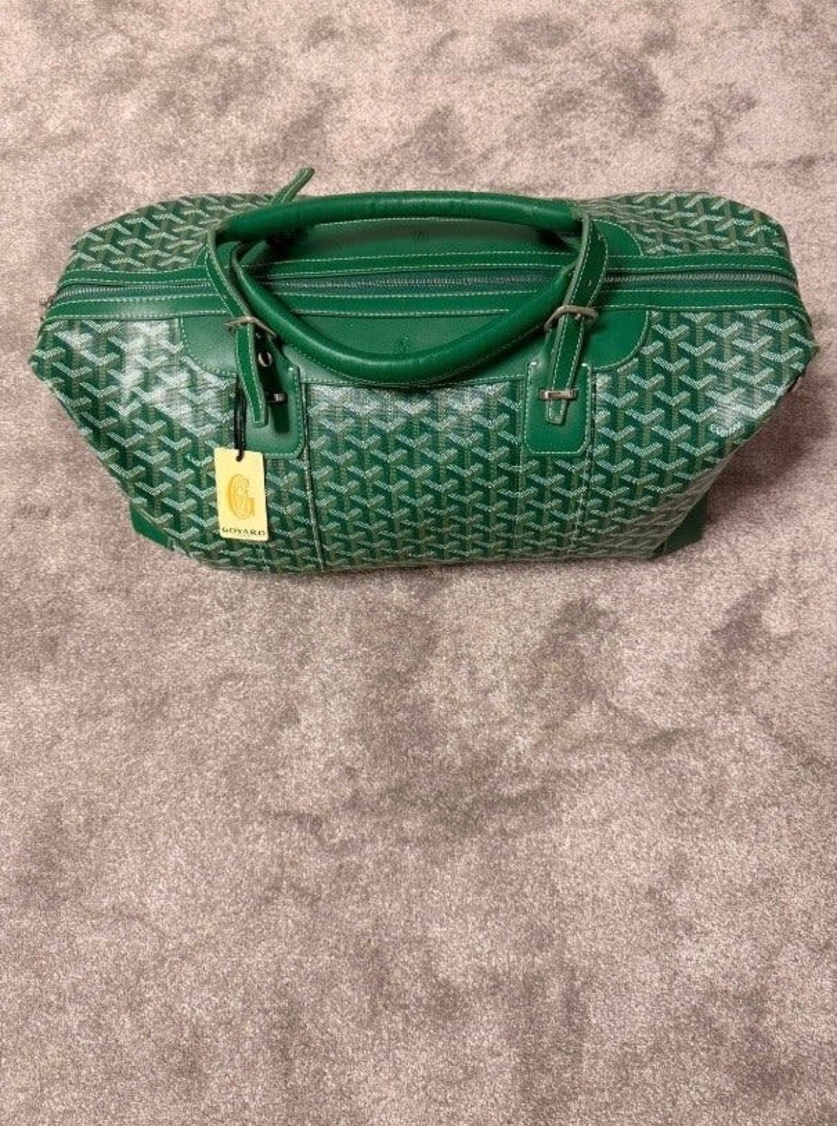 Goyard Boston Tas Groen - Zo goed als nieuw, 40 tot 60 cm, 20 tot 30 cm, Verzenden, Zo goed als nieuw