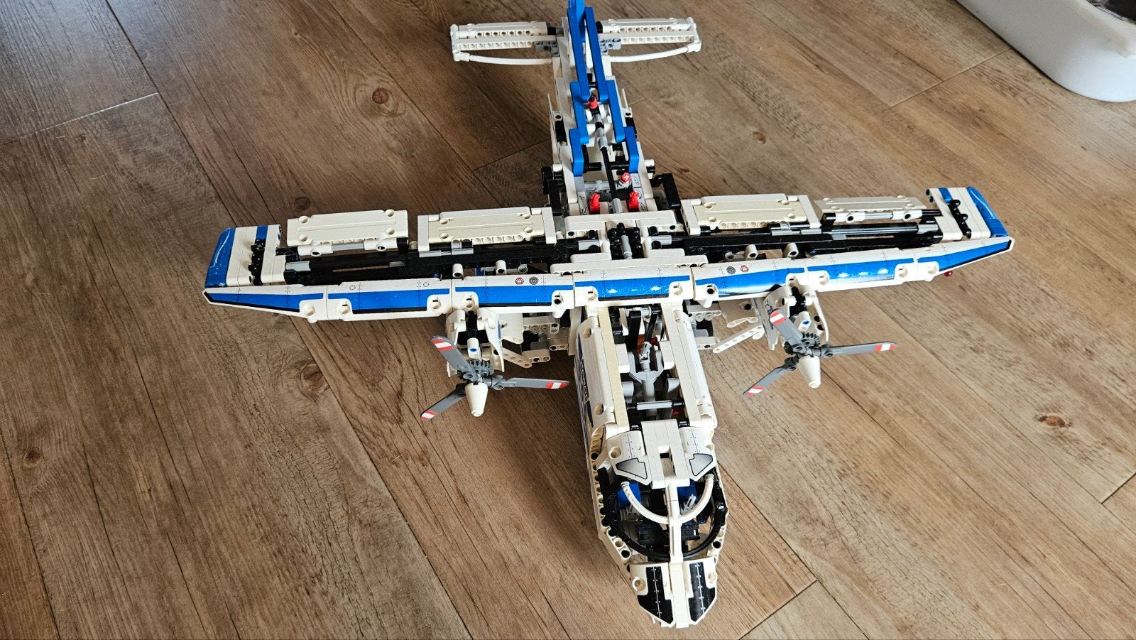 Lego Technic Vliegtuig met werkende Motor (42025), Gebruikt, Lego, Compleet, Ophalen of Verzenden