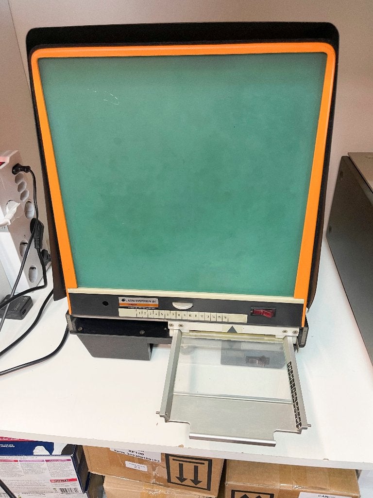 Stolz + Freundt LG16/D 4 vintage microfiche viewer, N, N, Overige typen, Ophalen of Verzenden