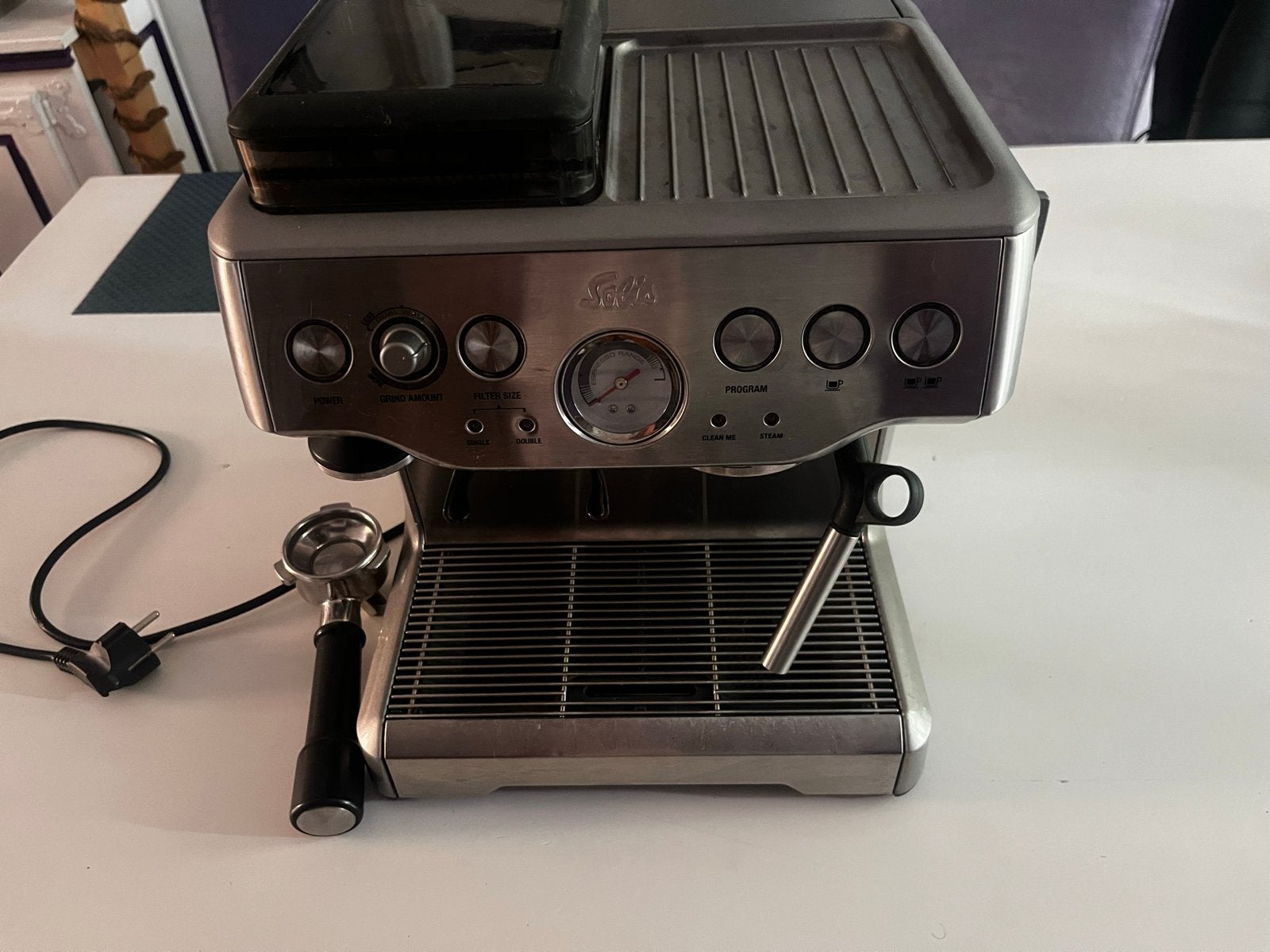 Solis Barista Perfetta Plus Espressomachine, Witgoed en Apparatuur, Koffiezetapparaten, Afneembaar waterreservoir, Espresso apparaat