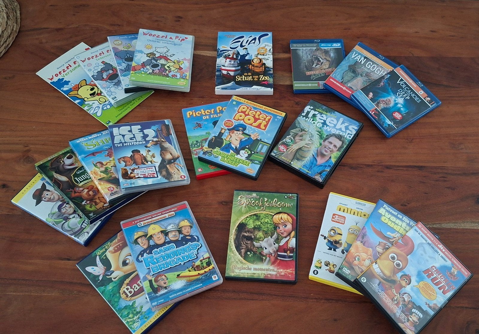 DVD 's kinderen 25+ stuks, Alle leeftijden, Overige typen, Overige soorten, Ophalen of Verzenden