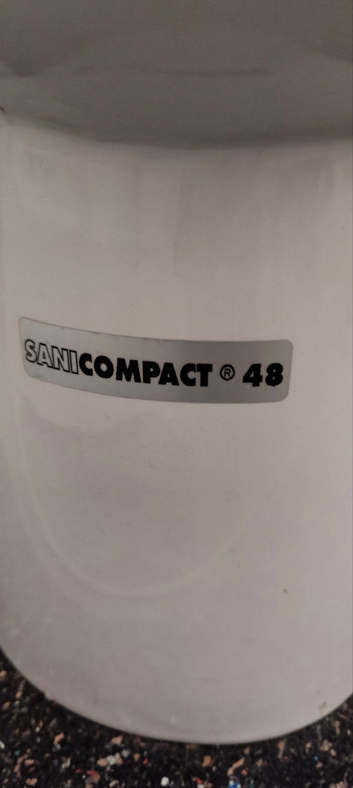 SaniCompact 48 Toilet orginele sanibroyeur, Ophalen, Toilet