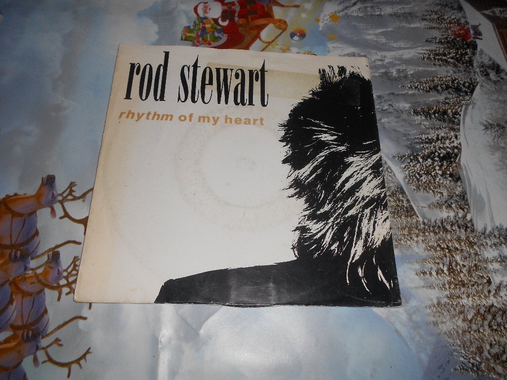 rhythm of my heart - rod stewart, Gebruikt, 7 inch, Ophalen of Verzenden, Pop