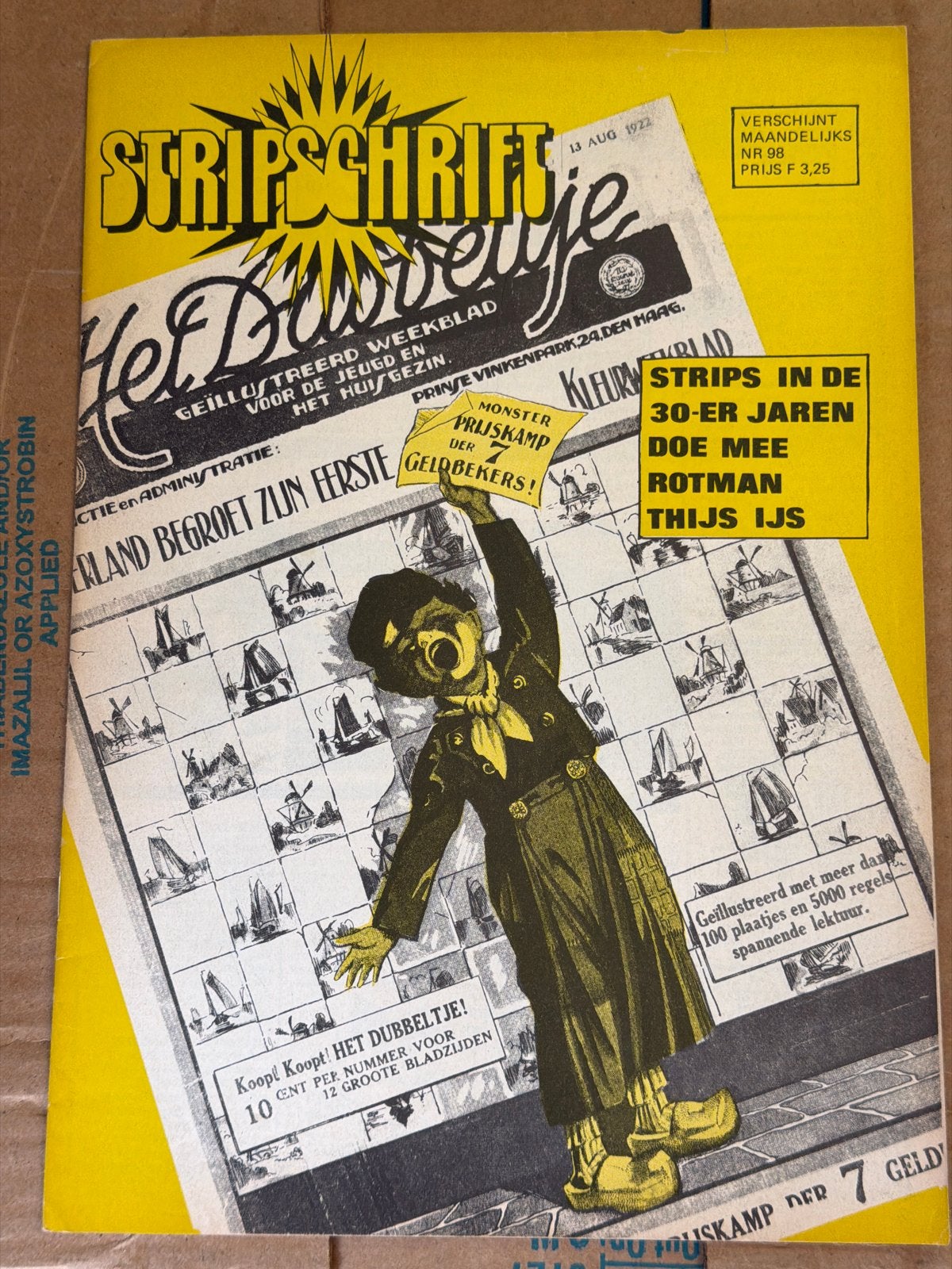 Stripschrift nr 98, Eén stripboek, Ophalen of Verzenden, Gelezen