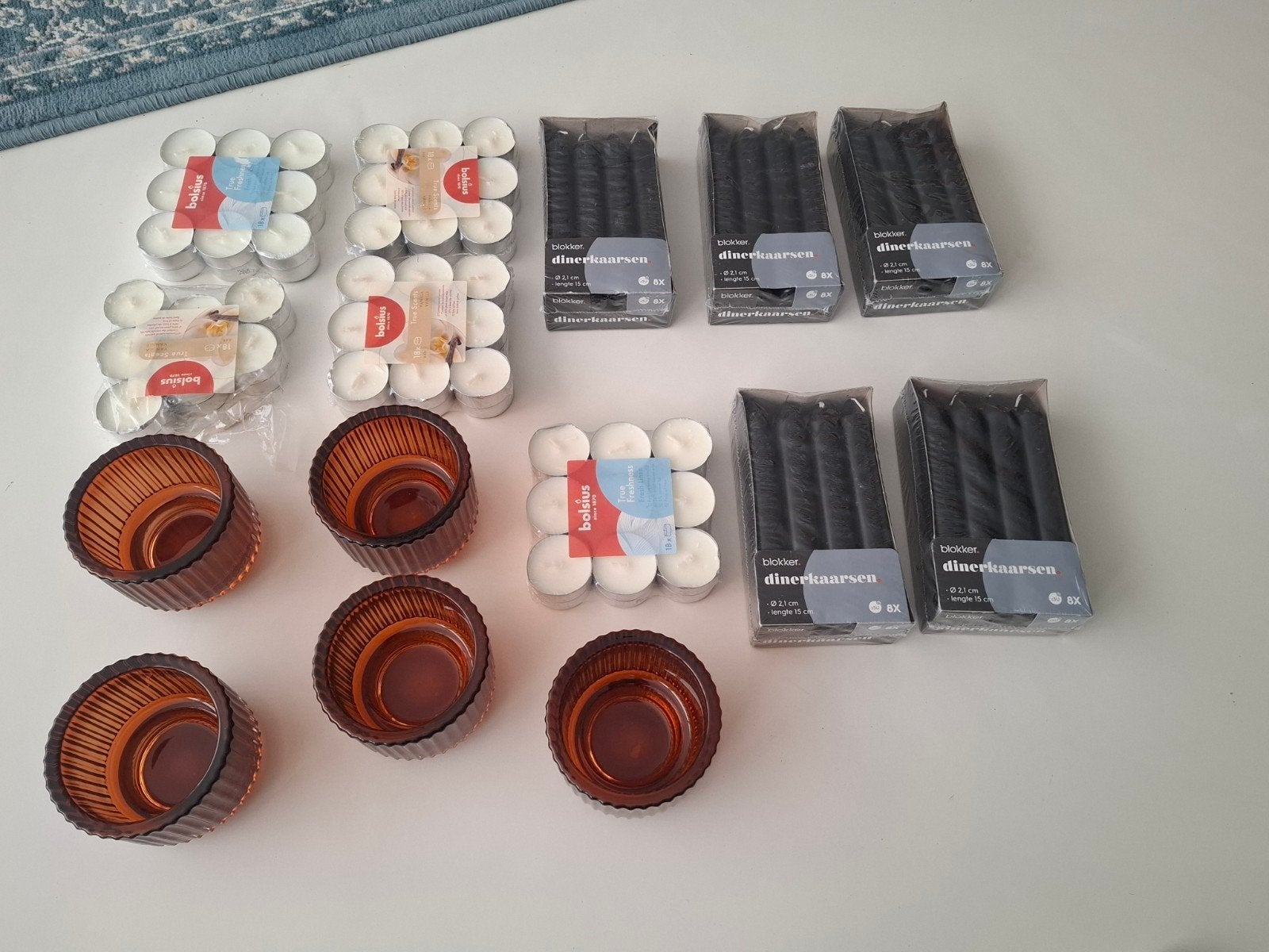 partij kaarsen en geur waxine kaarsen, Huis en Inrichting, Ophalen of Verzenden, Nieuw, Kaars