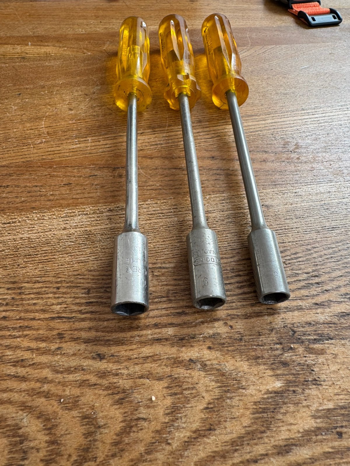 3 vintage Gedore dopschroevendraaiers 8,9,10mm, Ophalen of Verzenden, Gebruikt