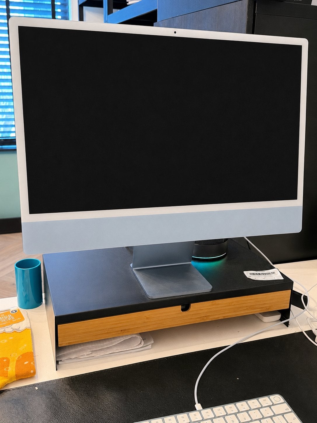 iMac 24" (2023) M3 8-core CPU/10-core GPU 8GB/512GB Blauw, Computers en Software, Apple Desktops, Ophalen, IMac, Zo goed als nieuw