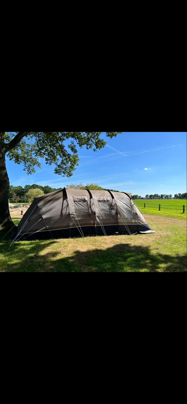 Vrijbuiter Outdoor 4-persoons tunneltent (2 stokken gebarste, Ophalen, Gebruikt, Tot en met 4