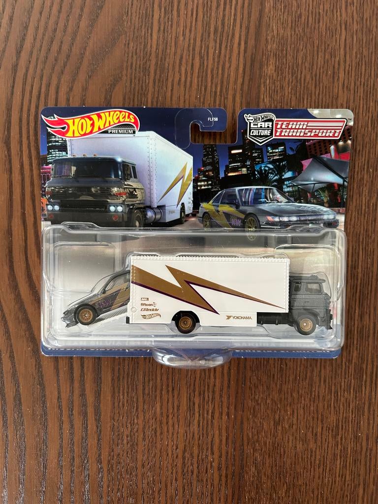 Hot Wheels Team Transport Nissan Silvia (S13) Sakura Sprinte, Ophalen of Verzenden, Nieuw, Auto