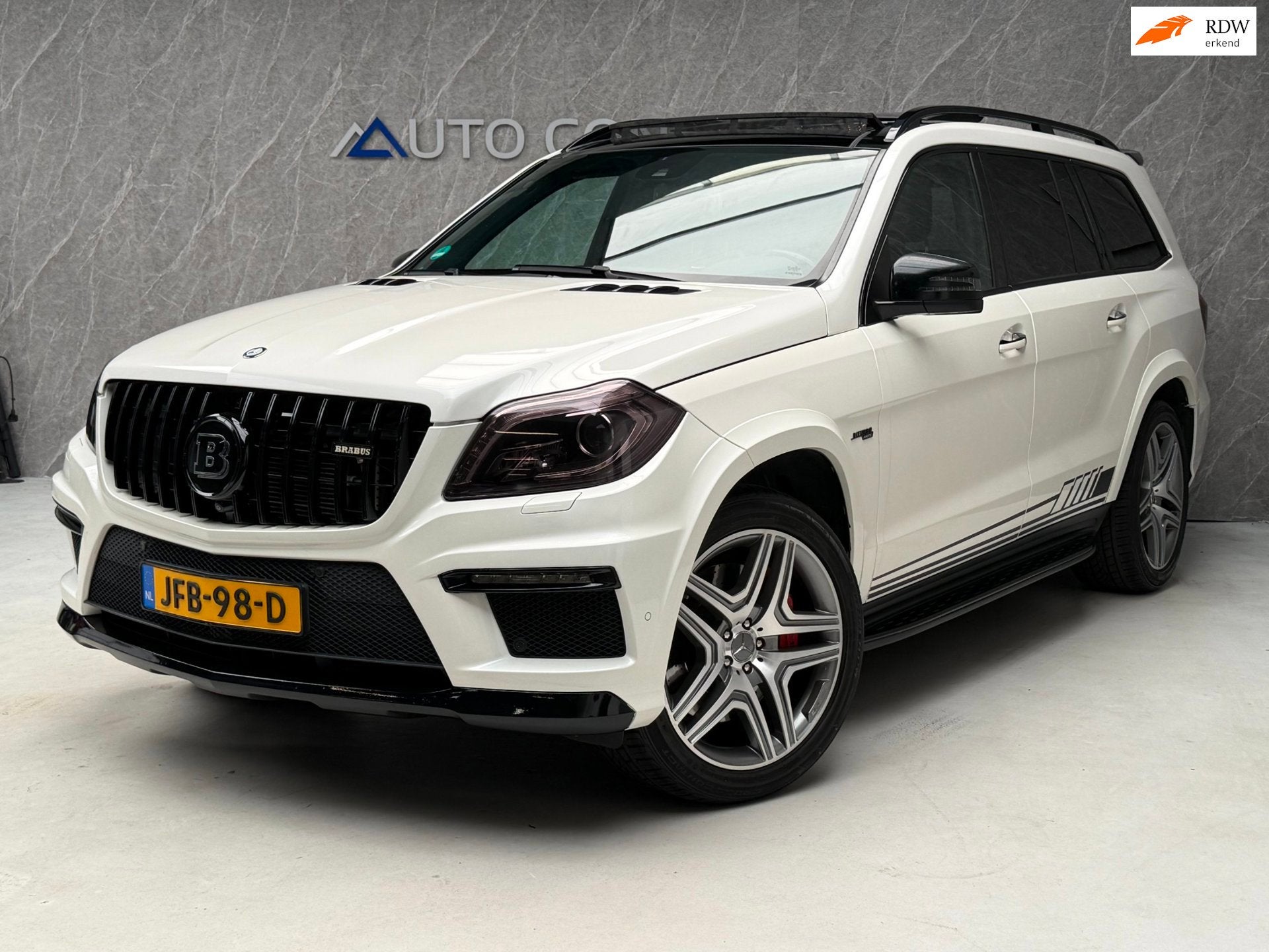 Mercedes-Benz GL-klasse AMG 63 558 PK / 7-Zits / Dealer Onde, 7 stoelen, Wit, Leder, Bedrijf