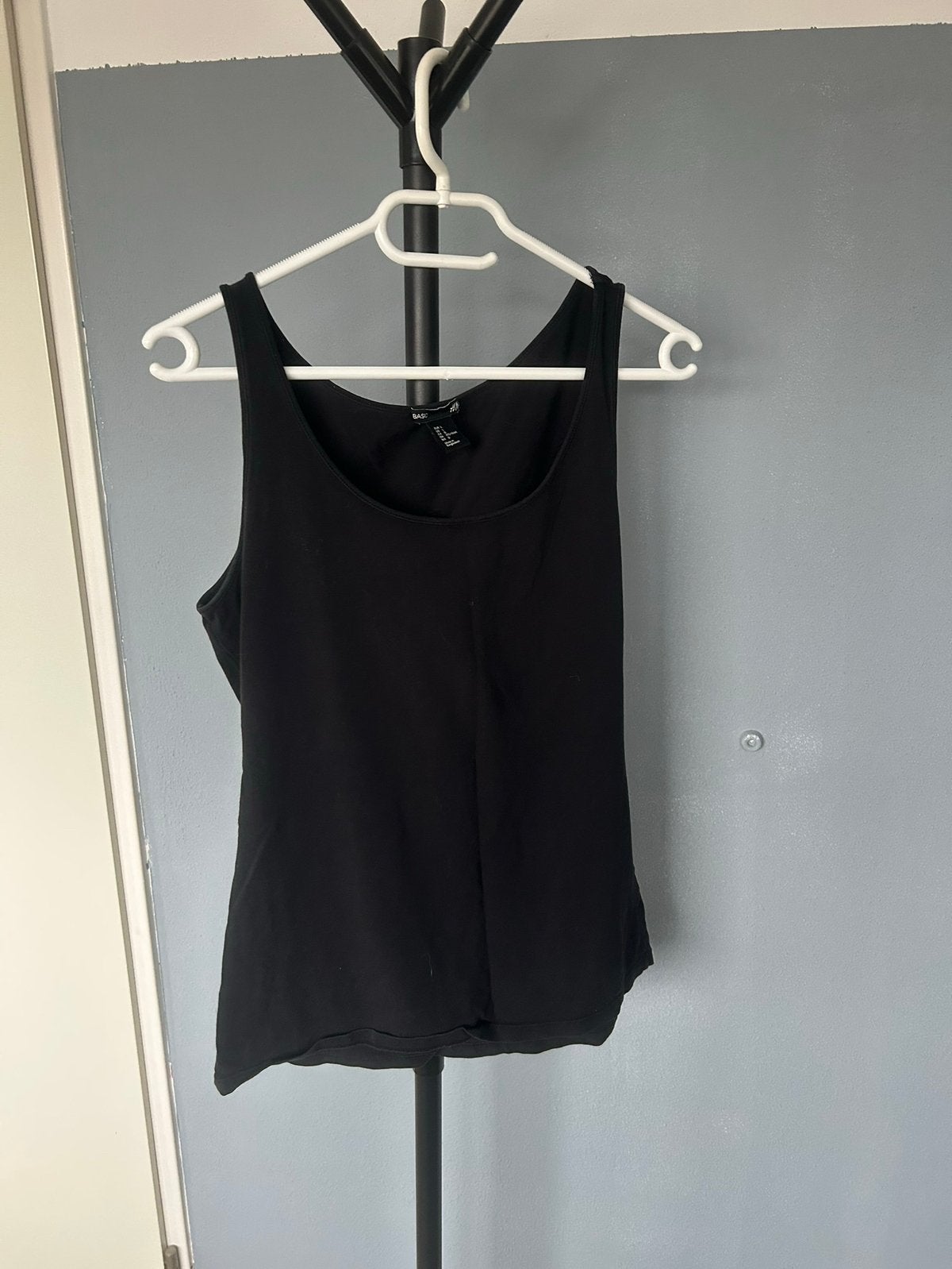Zwarte top maat L h&M, Kleding | Dames, Tops, Zwart, Maat 42/44 (L), Ophalen of Verzenden, Zo goed als nieuw