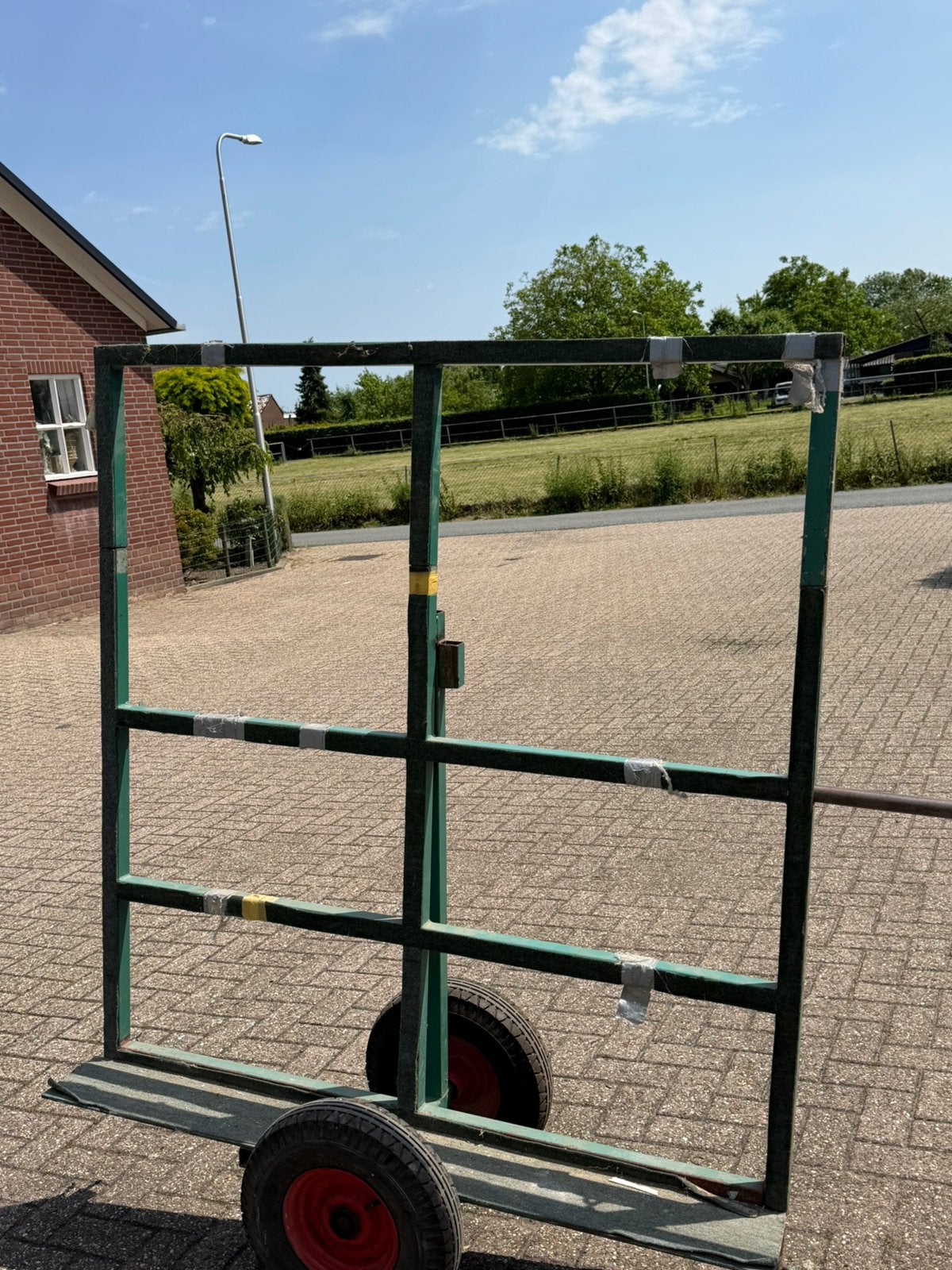Muyen glaskar , transport kar , platenkar, Doe-het-zelf en Verbouw, Transportwagens, 100 liter of meer, Ophalen of Verzenden, Transportkar
