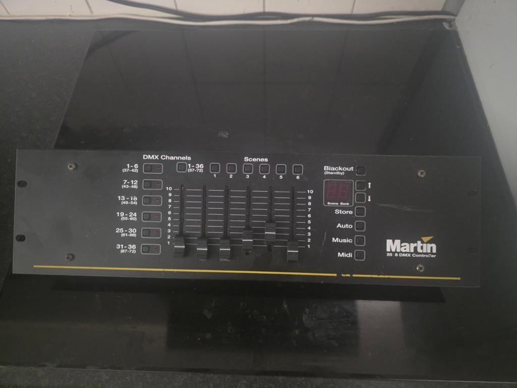 Martin 2518 DMX Controller - Lichtsturing, Muziek en Instrumenten, Licht en Laser, Gebruikt, Licht, Ophalen