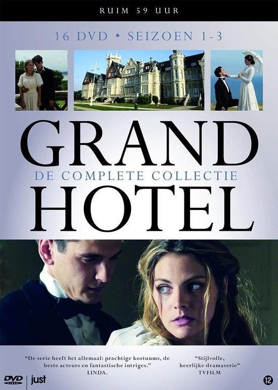 Grand Hotel Seizoen 1-2-3 (16xDVD SET) De Complete TV-Serie, Alle leeftijden, Nederlands, Drama, Ophalen of Verzenden