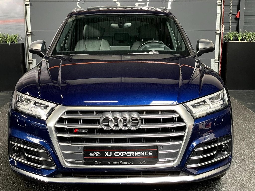 Audi SQ5 3.0 TFSI quattro Pro Line Plus PANO HUD, Auto's, Audi, Automaat, Gebruikt, 2995 cc, Blauw