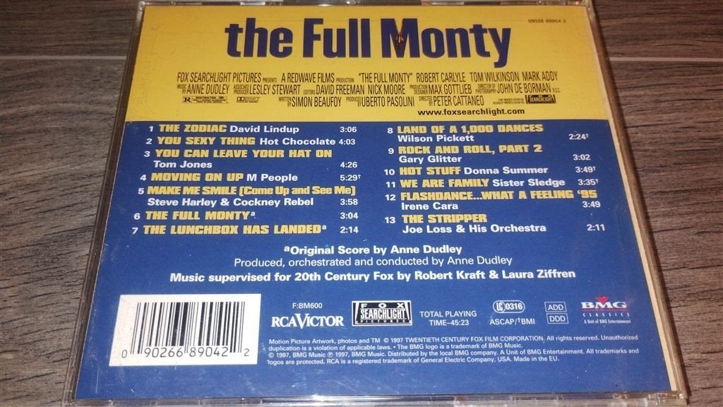 The Full Monty - Soundtrack, Ophalen of Verzenden, Zo goed als nieuw