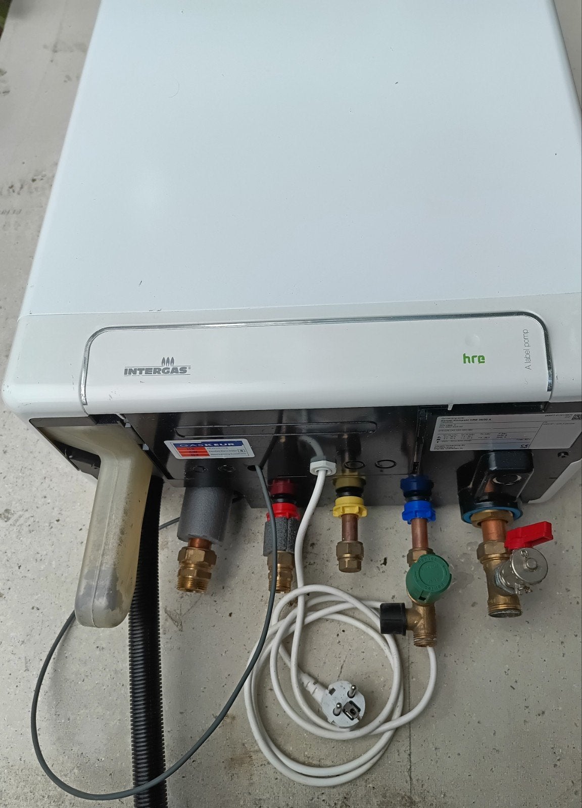 Intergas Kombi Kompakt HRE 36/30 A  (2021), Doe-het-zelf en Verbouw, Verwarming en Radiatoren, Ophalen, 30 tot 80 cm, Gebruikt