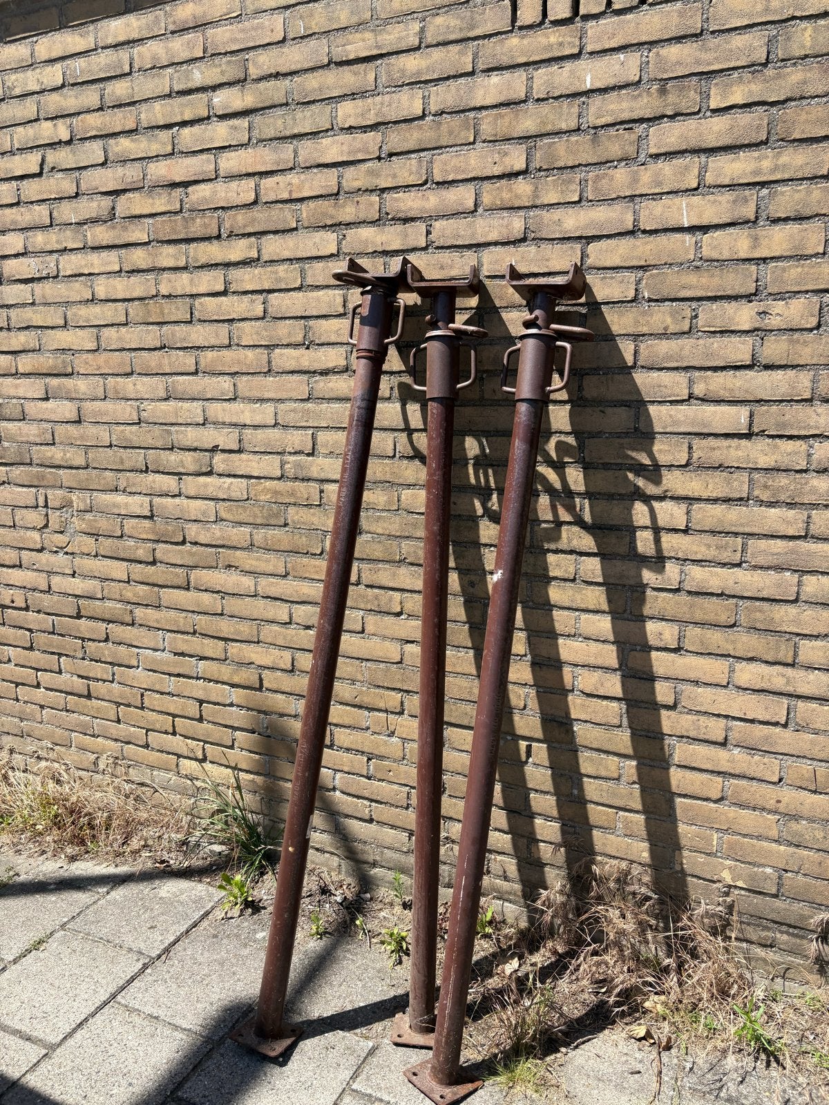 3x Steigerpalen / Stempels - Gebruikt, Ophalen, Zo goed als nieuw, Overige typen, Minder dan 2 meter