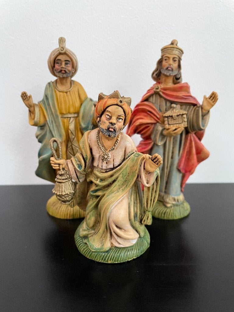 Kerststalfiguren 3 Koningen van het merk Italy, Diversen, Ophalen of Verzenden, Zo goed als nieuw