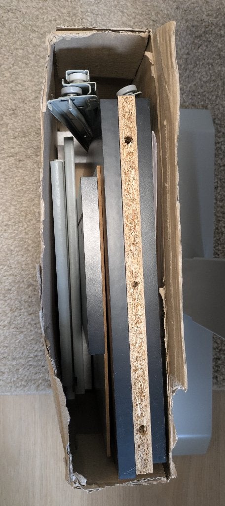 Ikea Expedit lade inzet zwart (incompleet), Ophalen, Zo goed als nieuw