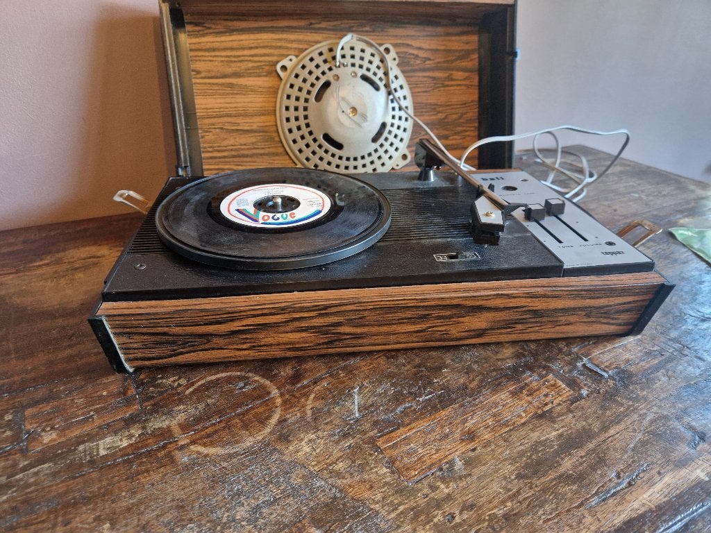 Retro Teppaz Model Bali koffer Platendraaier, Antiek en Kunst, Ophalen of Verzenden
