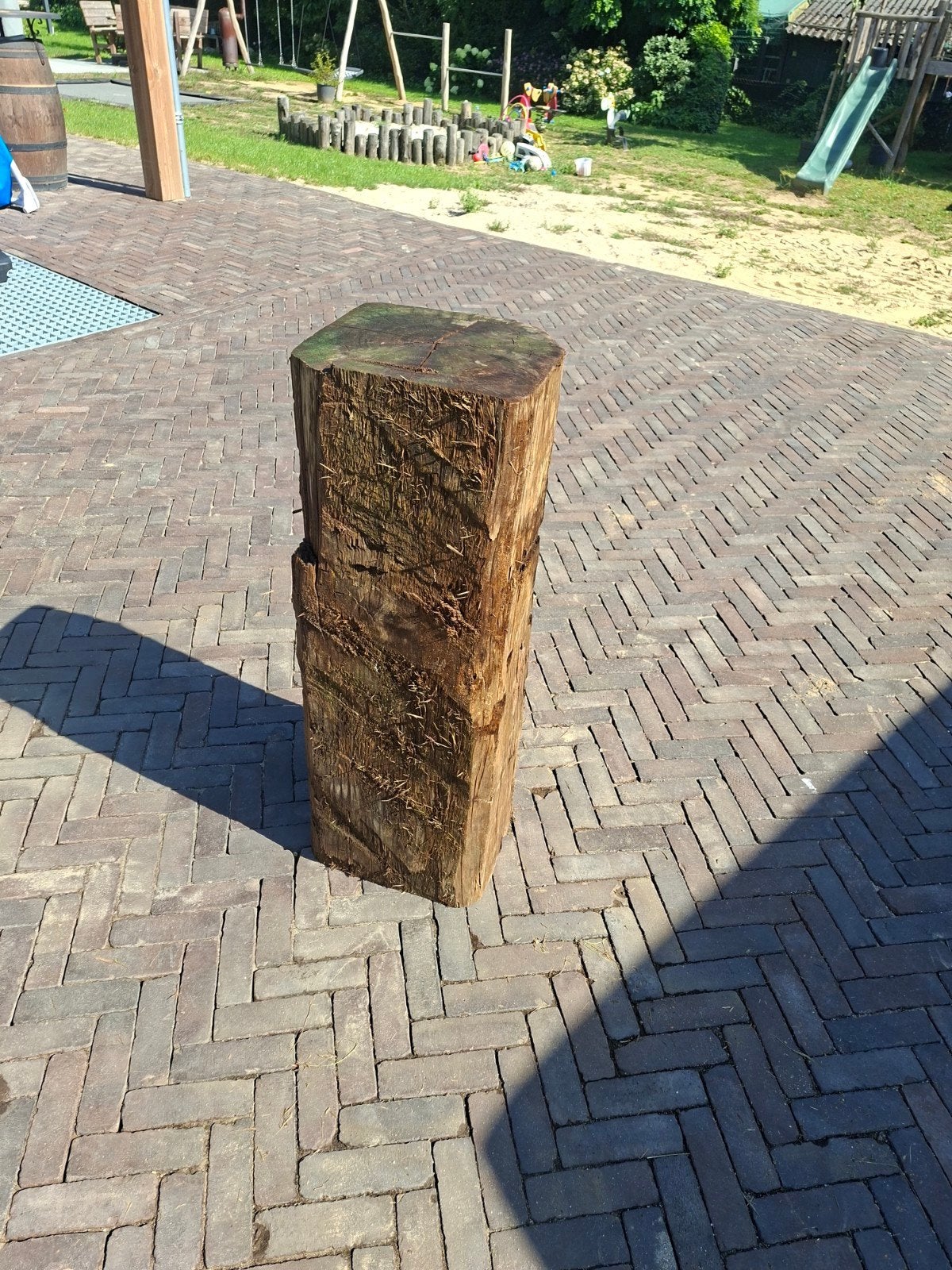 Mooie meerpaal van duurzaam hout, Hout, Gebruikt, Ophalen of Verzenden, Landelijk