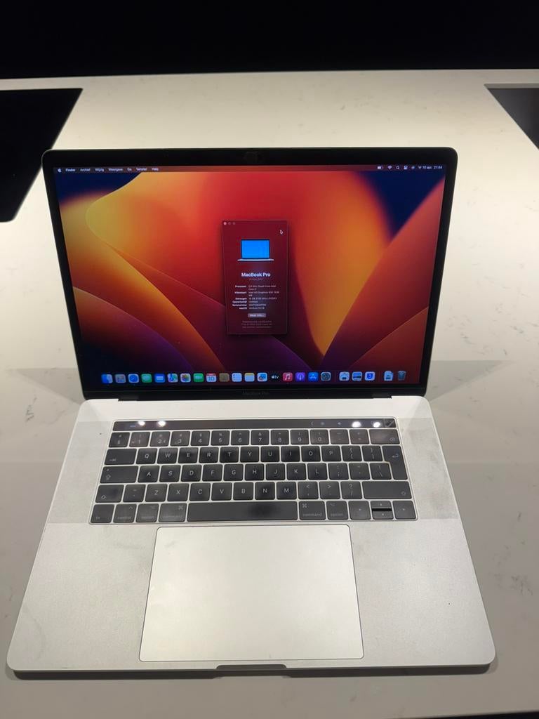 Macbook pro 2017 16gb / 512 gb / i7 2,9ghz / 15 inch, Computers en Software, Apple Macbooks, MacBook Pro, 2 tot 3 Ghz, Qwerty